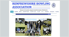 Desktop Screenshot of bowlsrenfrewshire.co.uk