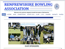 Tablet Screenshot of bowlsrenfrewshire.co.uk